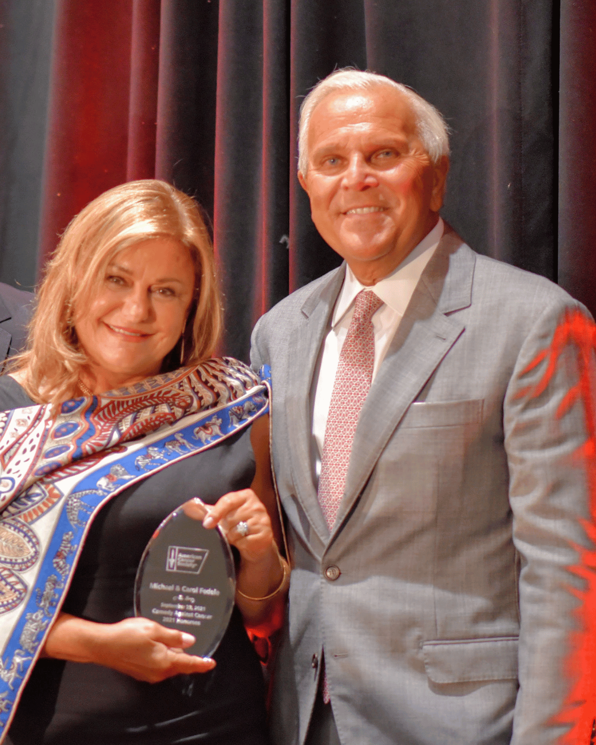 Headshot of Michael & Carol Fedele<br />
2021 Honorees